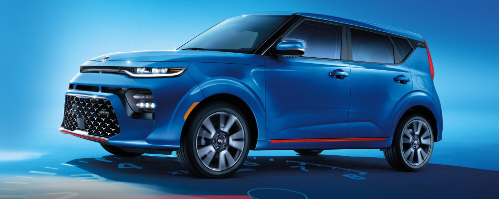 2021 Kia Soul in Blue 2021 Kia Soul in Blue