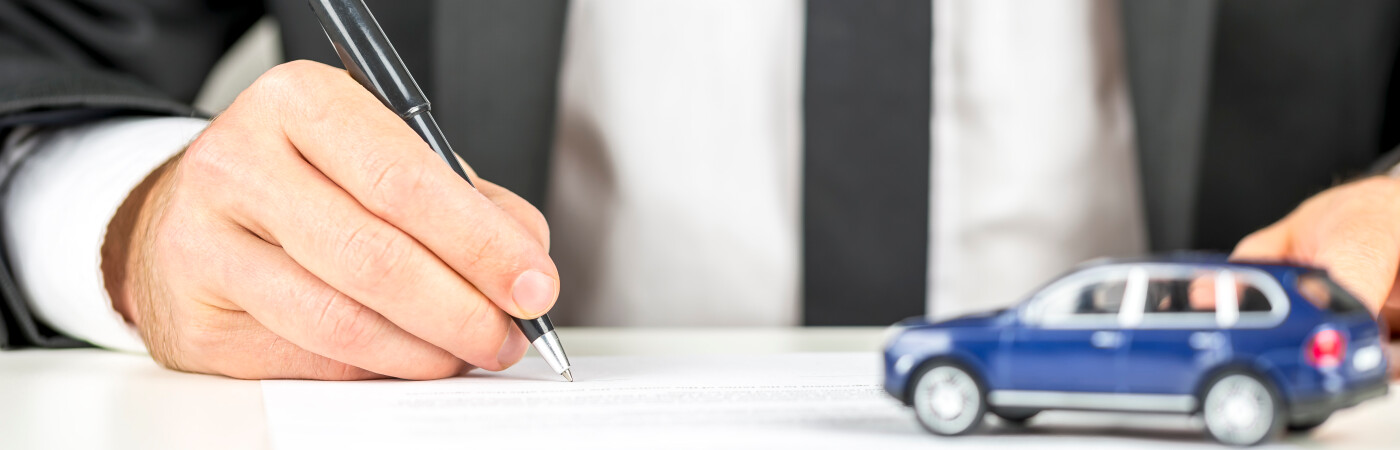 Signing Finance Documents for Car
