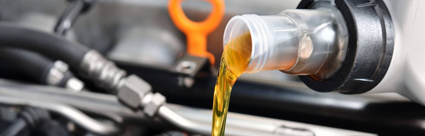 Adding oil to engine Adding oil to engine